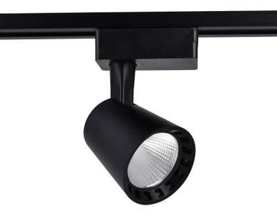 Трековый однофазный светодиодный светильник GL5977 BK черный LED 15W 4200K 24°