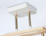 Светильник подвесной TR9501/2 WH/FGD/FR белый/золото/белый матовый E27/2 max 40W 510*100*270