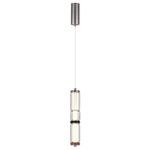 5456/12L L-VISION ODL_EX26 045 темный сатин.никель/терракот/черный Подвес LED 12W 4000K COLLIER