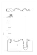 Подвесной светильник Arte Lamp KLIMT A2850SP-45BK, 1хLED