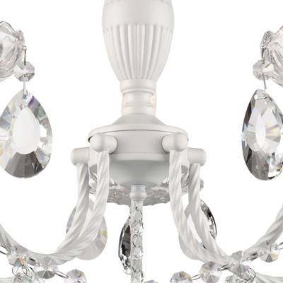 8189/5 CLASSI LN25 23 белый,  металл/хрусталь Люстра E14 5*40W 220V SNOW