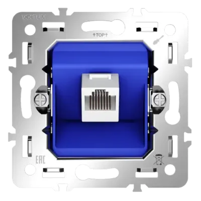 VLS0601M Механизм розетки компьютерной RJ45 кат.6, S70. (ТМ Maytoni)