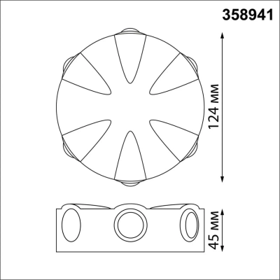 358941 STREET NT22 373 темно-серый Светильник ландшафтный светодиодный IP54 LED 4000К 6W 85-265V CALLE