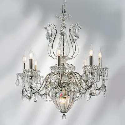 790114 Люстра SCHON 11х60W E14 Silver Lightstar