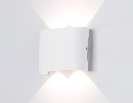 Светильник светодиодный уличный настенный архитектурный ST4451/4 WH белый IP65 LED 4200K 4W 106*80*37