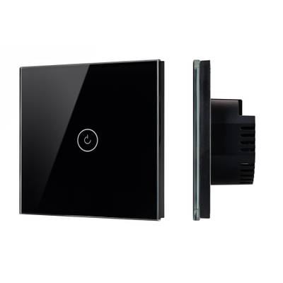 Выключатель сенсорный SWT-OMALI-S01-ZB-BK (250V, 10A, Zigbee) (Arlight, Стекло)
