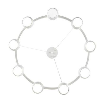 8254/9 COMFI LN25 белый металл Светильник подвесной LED GX53 8*7W 220V LUAZANA