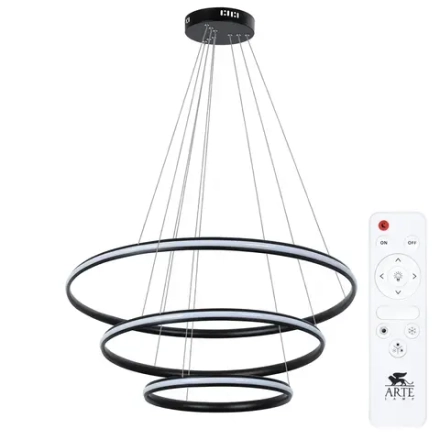 Подвесная люстра Arte Lamp MERIDIANA A2198SP-3BK, 1хLED