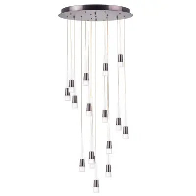 757161 Люстра CONE LED 80W 4480LM КОФЕЙНЫЙ/БЕЛЫЙ/ПРОЗРАЧНЫЙ 3000K Lightstar