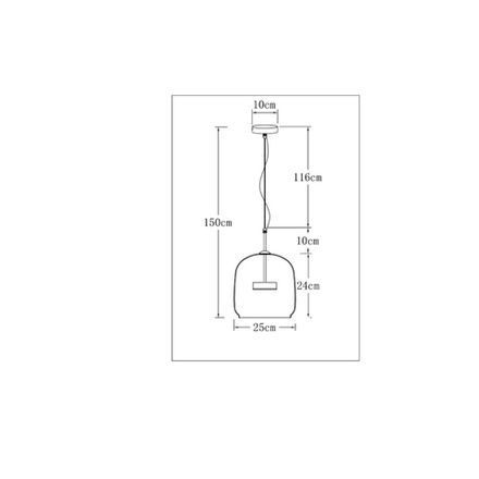 Подвесной светильник Arte Lamp PADOVA A2404SP-23AM, 1хLED