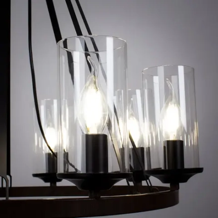 Подвесная люстра Arte Lamp DALIM A7014SP-8BK, 8хE14