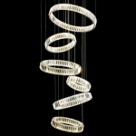 Citilux Чезаре CL338661 LED Люстра хрустальная с пультом Хром