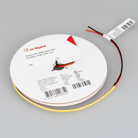 Лента COB-X400-3mm 24V Day4000 (4.8 W/m, IP20, CSP, 5m) (Arlight, -)