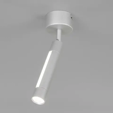 Настенно-потолочный светодиодный светильник 20084/1 LED серебро