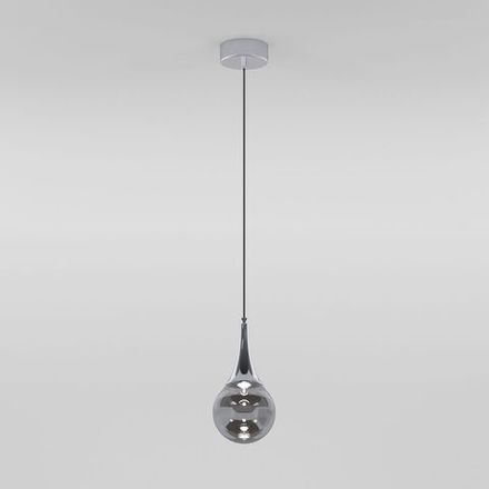 Подвесной светодиодный светильник со стеклянным плафоном 50256/1 LED дымчатый