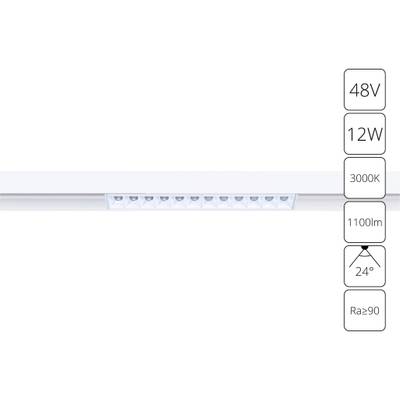 Магнитный трековый светильник Arte Lamp LINEA A4674PL-1WH, 1хLED