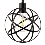 732417 Люстра GABBIA 1х40W E27 ЧЕРНЫЙ Lightstar