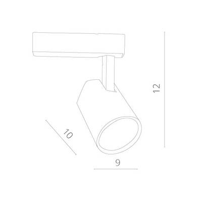 Трековый светильник Arte Lamp AMICO A1811PL-1BK, LED