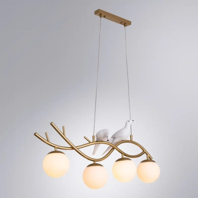 Подвесная люстра Arte Lamp ELTANIN A3422SP-4GO, 4хE27