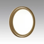 7640/DL BASICA SN 169 Светильник пластик/корич. под дер. LED 48Вт 4000K D390 IP43 RUX WOOD