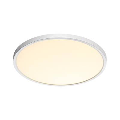 7659/32L MITRA LED SN 52 Светильник пластик/белый LED 32Вт 3000/4000K D400 IP40 ALFA WHITE