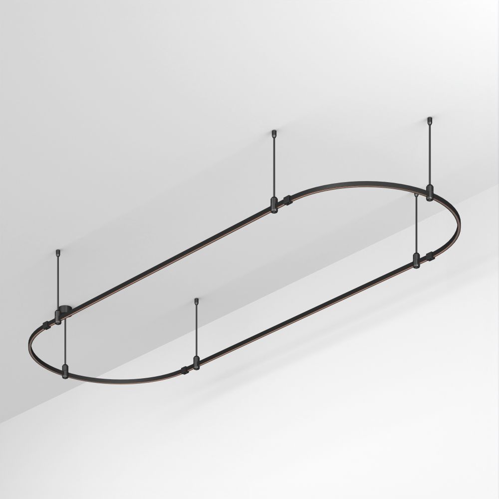 Основание ART-APRIORI-OVAL-ROD-400-3000x1000 (BK) (Arlight, IP20 Металл, 3 года)