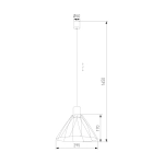 Подвесной светильник 10160 Modesto, GU10х1