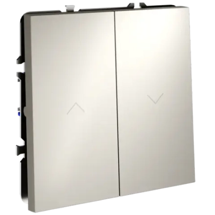 VLS020703 Выключатель встраиваемый VOLTUM S70 для жалюзи 10А, (кашемир). (ТМ Maytoni)