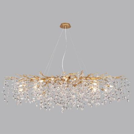 4969/16 HALL ODL24 613 античн.бронза/алюмин./хрусталь Люстра G9 16*40W DELICA