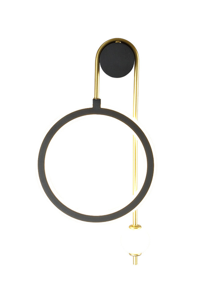 Бра Crystal Lux CORIDA AP25W LED BLACK/GOLD 1440/401