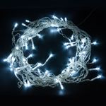 Новогодняя гирлянда бахрома белый 1,8*0,5м IP20 100-001 белый