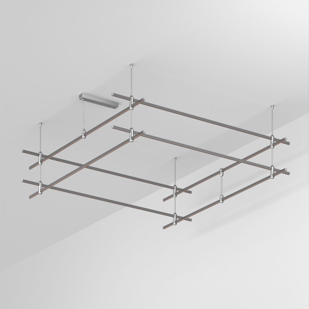 Основание ART-APRIORI-QUADRAT-2-ROD-400-2000x2000 (TN) (Arlight, IP20 Металл, 3 года)