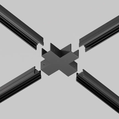 Коннектор X-образный для профиля Elasity IP, O-TR001-CC. TM Maytoni