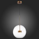 SL1133.223.01 Светильник подвесной ST-Luce Латунь/Прозрачный LED 1*14W 3000K