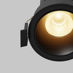 Встраиваемый светильник Dip 2700K 10Вт 50° 2,5 см, DL115-10W-2.7K-B. TM Maytoni