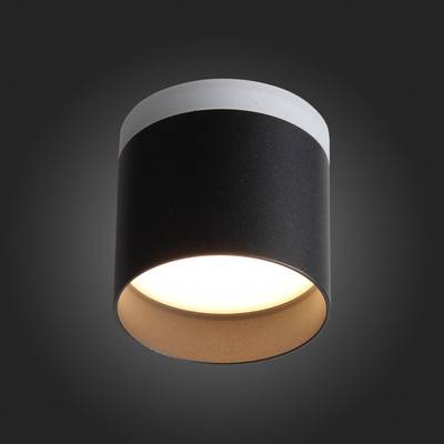 ST102.402.12 Светильник потолочный Черный LED 1*12W 3000K 936Lm Ra&gt;80 120° IP20 D100xH90 170-240V