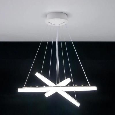 Citilux Электрон Смарт CL710A104S Умная люстра подвесная Белая