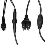 A-520 LED W FLASH светодиодная "бахрома" 3x0.6м 140LED черный провод влагозащ., морозостойкий