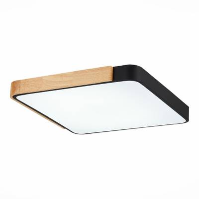 SLE201242-01 Светильник потолочный Черный, Светлое дерево/Белый LED 1*42W 3000K/4000K/6000K