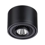 358812 OVER NT21 219 черный Светильник накладной светодиодный IP20 LED 9W 770Лм 4000K 220V GESSO