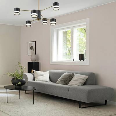 8240/6C COMFI LN25 197 черный/латунь, металл/акрил Люстра потолочная LED GX53 6*7W 220V LANIKA