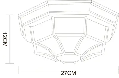Уличный потолочный светильник Arte Lamp PEGASUS A3121PF-1WG, 1хE27