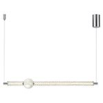 5007/28L L-VISION ODL24 571 хром/металл/акрил Подвес LED 28W 4000K 2089лм CRYSTAL