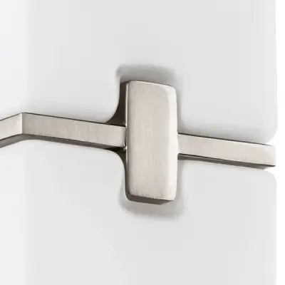 805620 Светильник настенный QUBICA 2х40W E14 НИКЕЛЬ/БЕЛЫЙ Lightstar