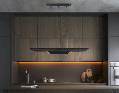 Светильник подвесной TN5157/2 BK черный E27/2 max 40W 600*60*1100