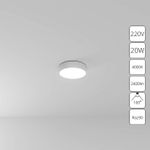 Потолочный светильник Arte Lamp FADO A6620PL-1WH, 1хLED
