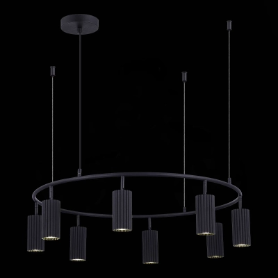 SL1213.403.08 Светильник подвесной ST-Luce Черный/Черный GU10 8*5W 4000K