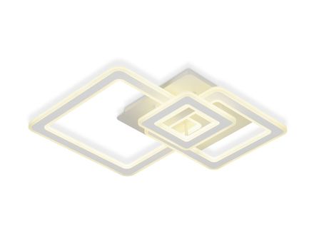 Потолочный светодиодный светильник с пультом FA862 WH белый 79W 550*530*120 (ПДУ РАДИО 2.4)