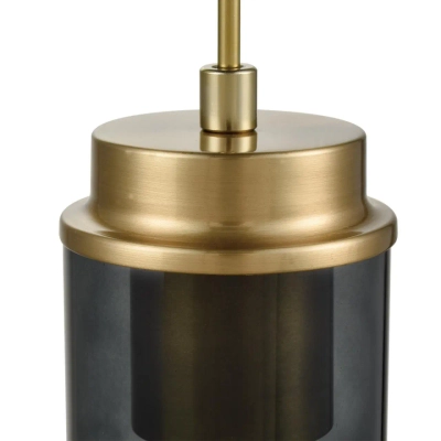8101/1A COMFI LN26 407 черный/бронза металл/стекло Подвес Е14 1*40W 220V ISHA