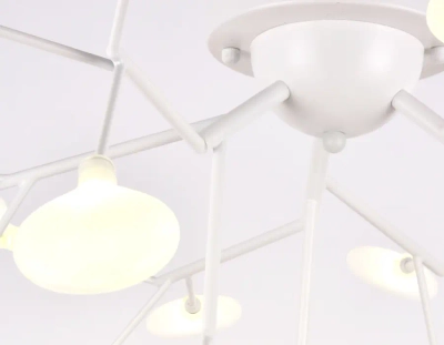 Потолочная люстра TR3011/27 WH/FR белый/матовый G4*27 max 20W D730*430 (лампы LED G4 1.5W 4200K в комплекте)